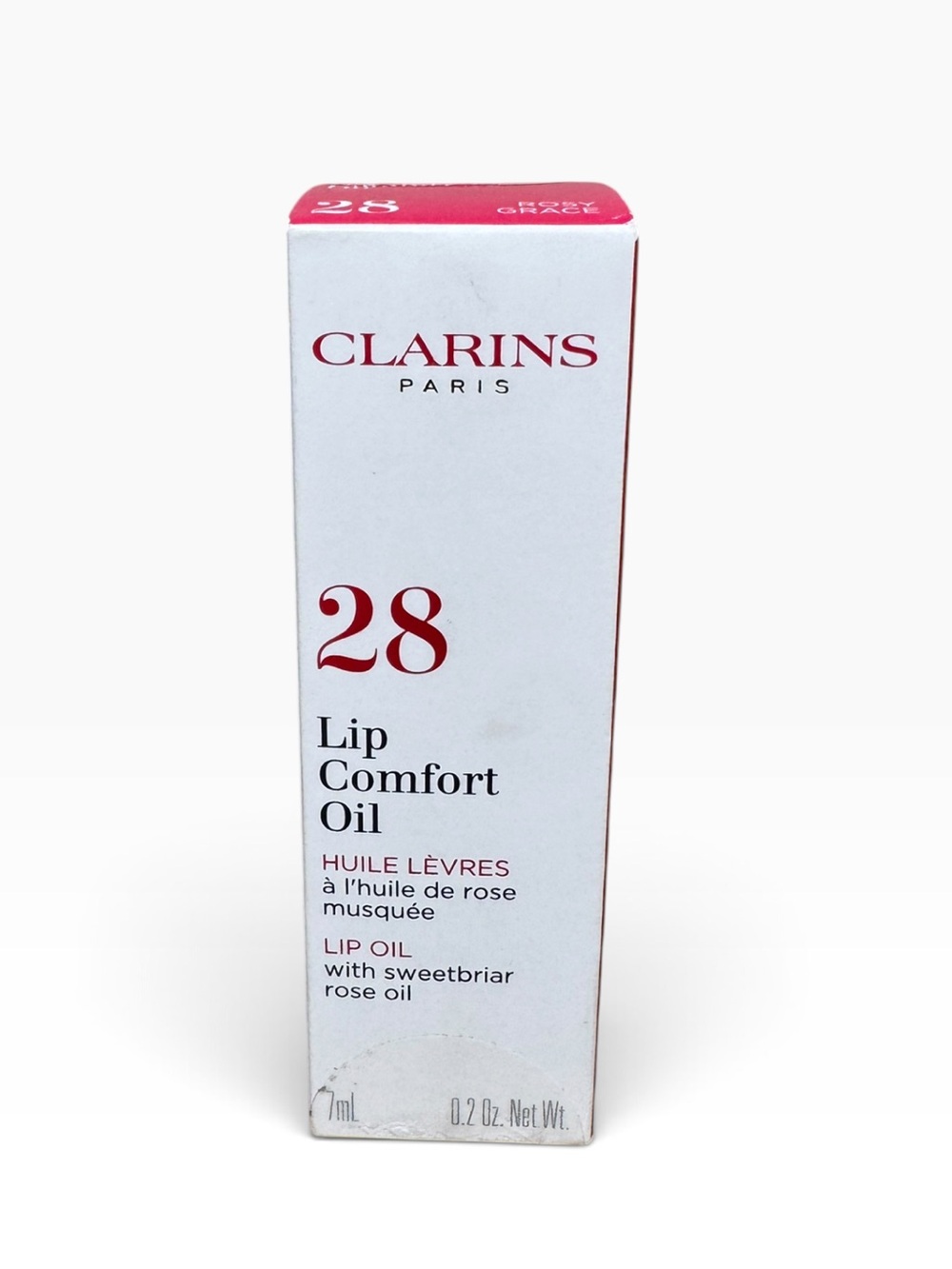 LIMITED EDITION Clarins Lip Comfort Oil - 28 Rosy Grace